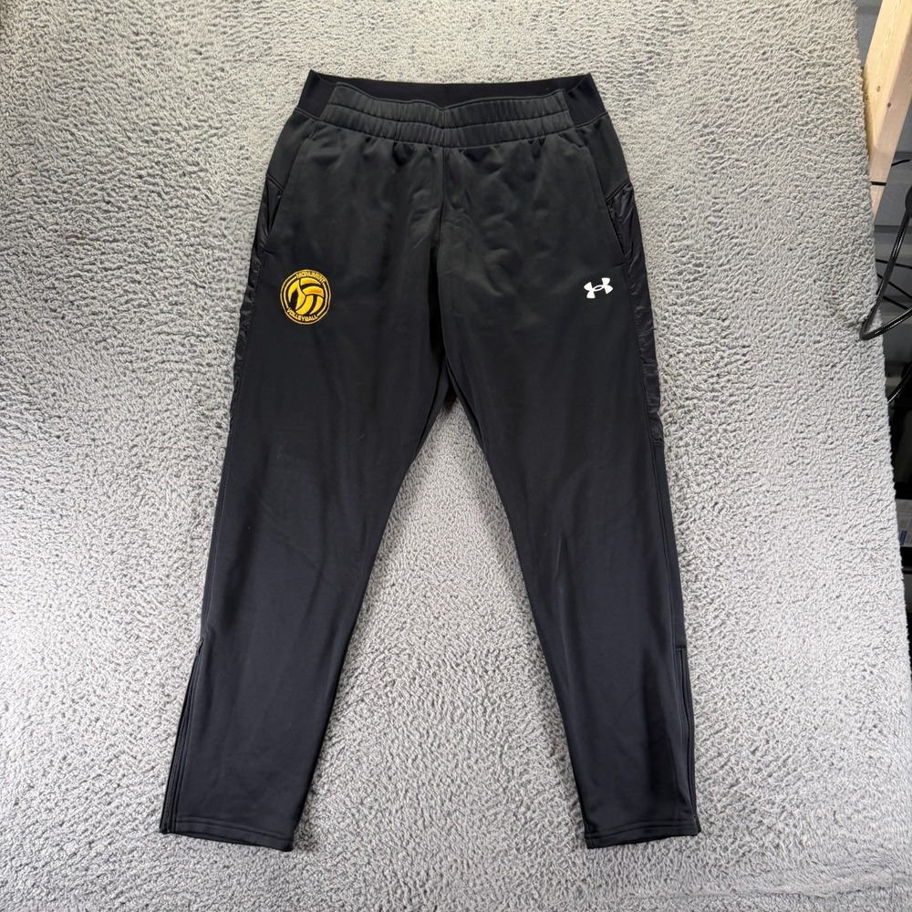 Under Armour Pant Men's XL Black Polyester Track Tapered Monument Volleyball